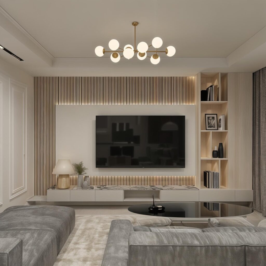 Część dzienna w stylu modern classic