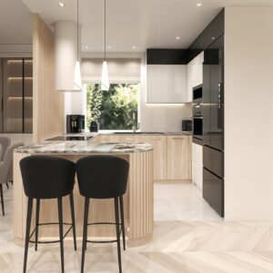 Część dzienna w stylu modern classic