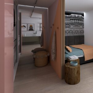 Pokój nastolatki w pastelowych kolorach