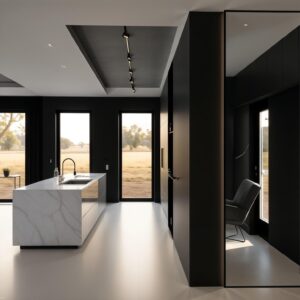 Minimalizm z akcentem w kolorze ziemistego oranżu